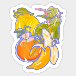 Juicy Snack Pack Sticker